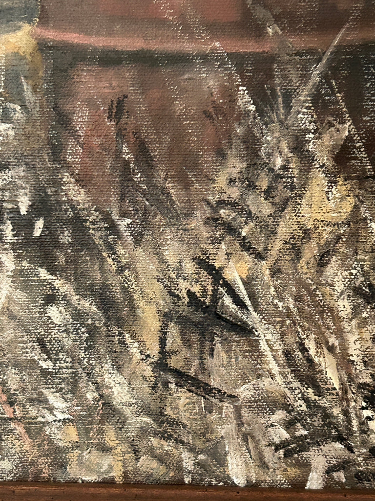 Landscape featuring oil-barrels